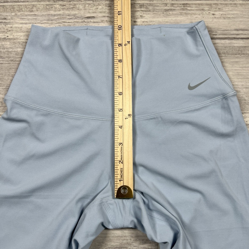 Nike Dri-Fit Zenvy High Waisted 7/8 Leggings DQ6015-441 Light Blue Women's Small - Picture 7 of 10